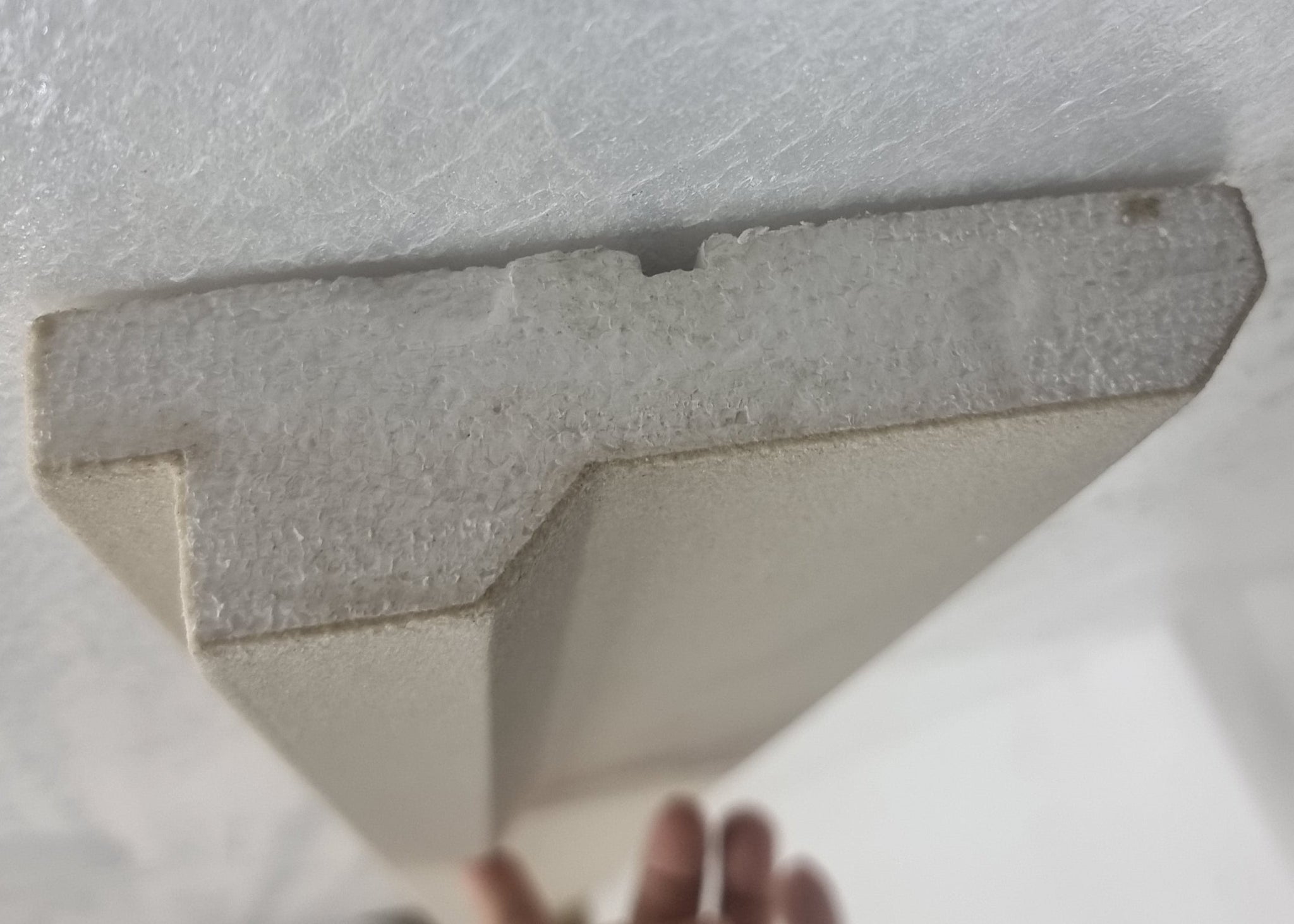 Plaster-Coated LED Sidelighting Coving SH14 140mm x 40mm | Premium Sidelight Cornice