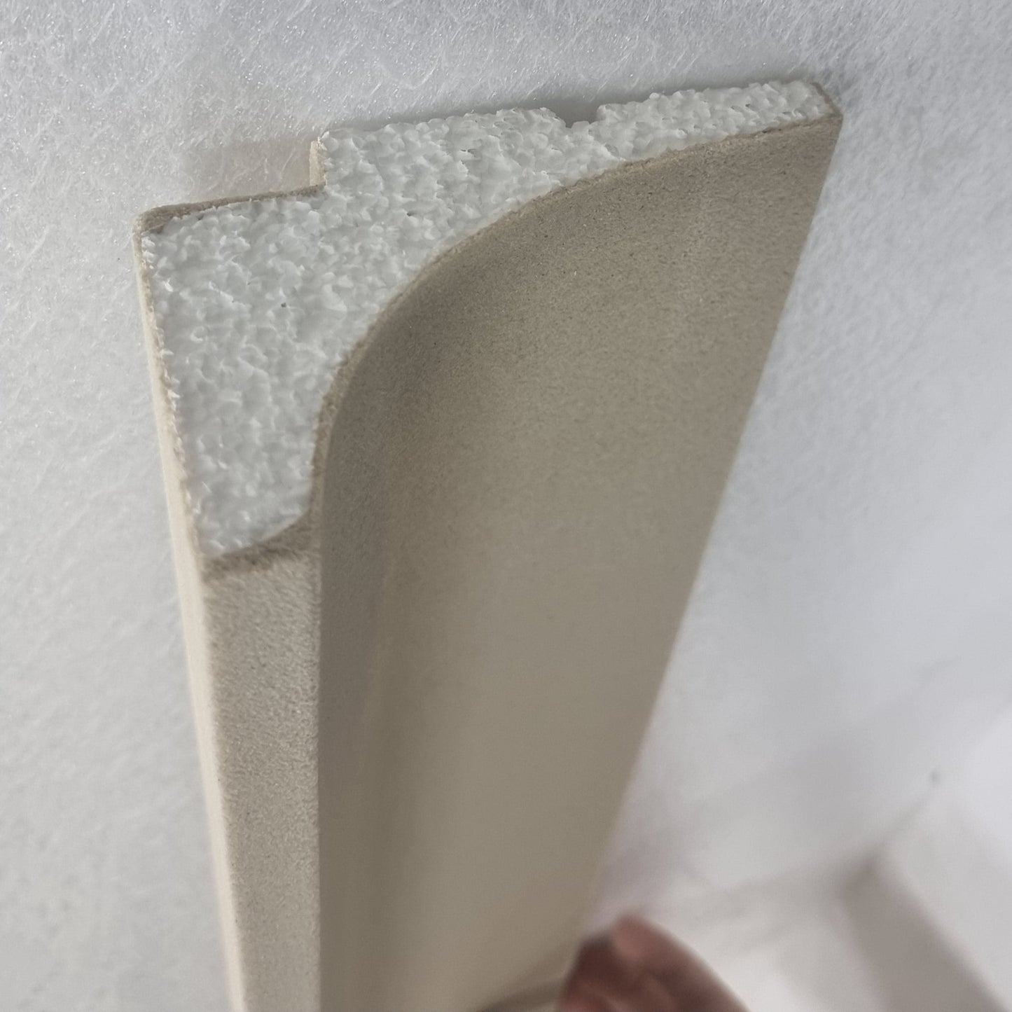 Plaster-Coated LED Sidelighting Coving SH18 120mm x 80mm | Premium Sidelight Cornice