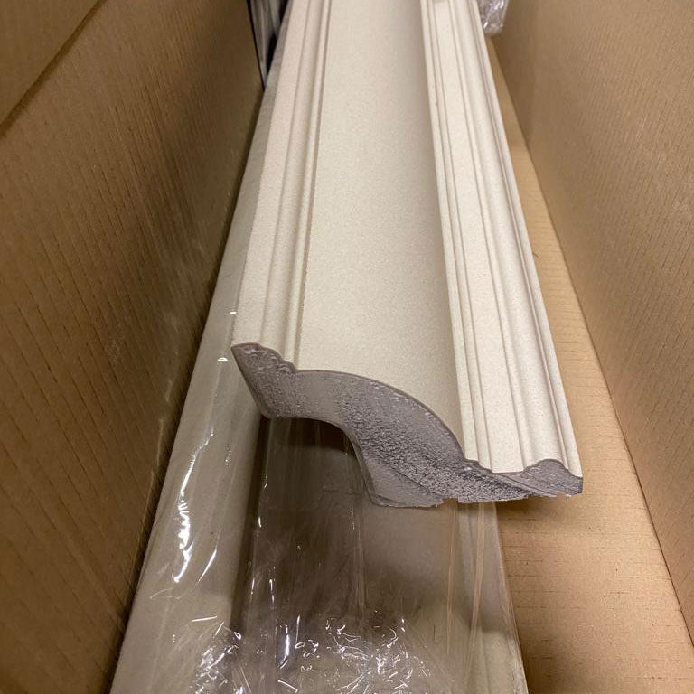 Plaster-Coated LED Uplighting Coving SH7 120mm x 120mm | Premium Ceiling Cornice