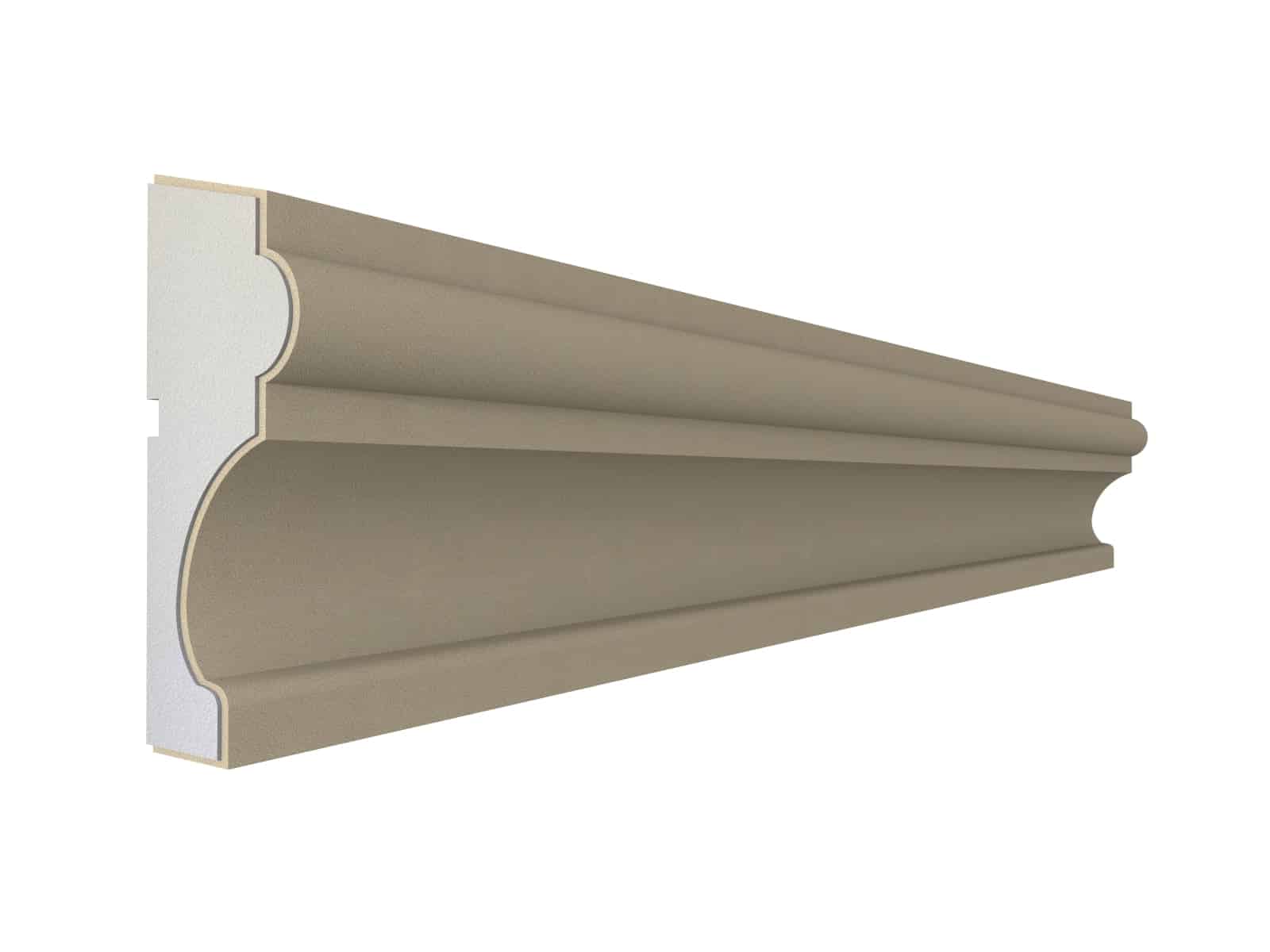 Windowsill Cornice Plaster Coated EPS - P-306 60mm x 150mm