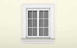 Window Frame Cornice Plaster Coated EPS O-306 40mm x 180mm
