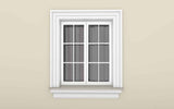 Window Frame Cornice Plaster Coated EPS O-304 45mm x 180mm