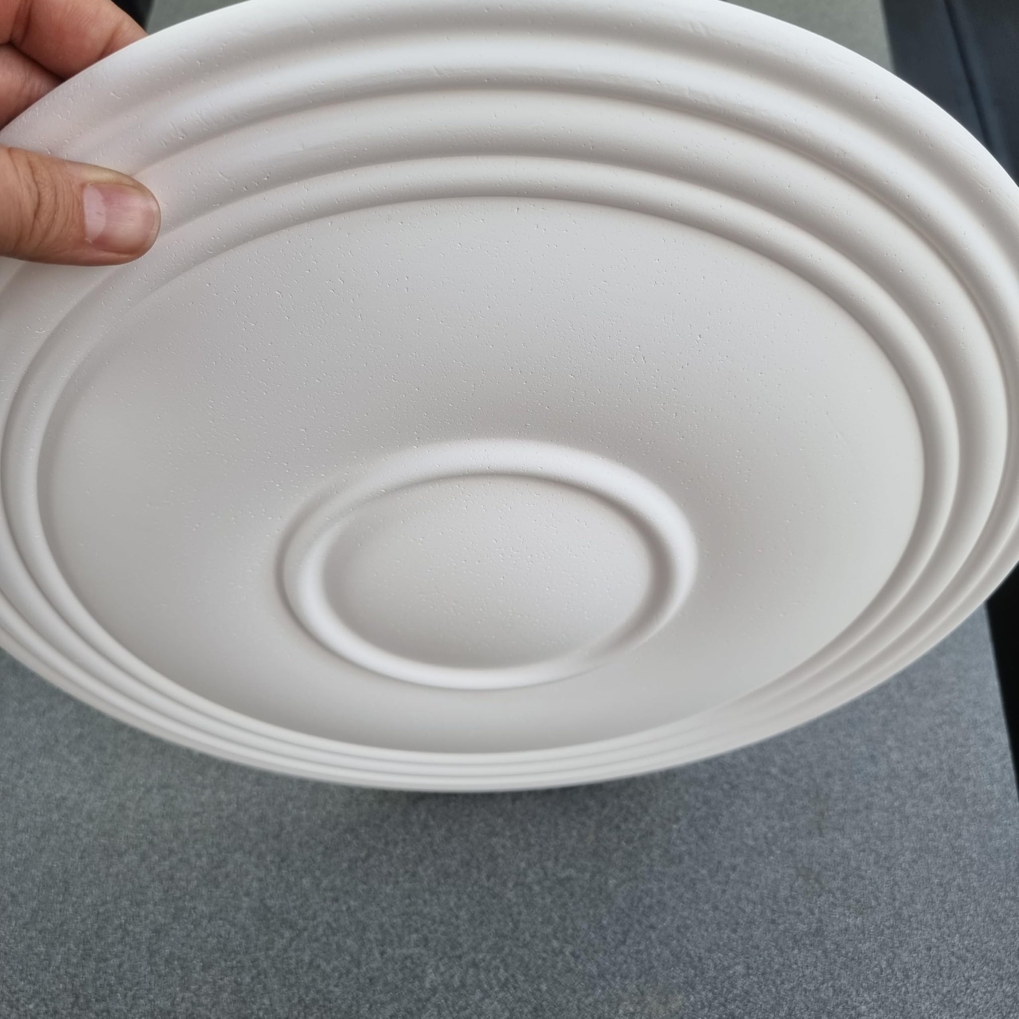 K27 Ceiling Rose Premium 42 cm Large - Classic Ceiling Medallion for Light Fittings & Chandeliers