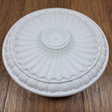 K6 Ceiling Rose Premium 28 cm Medium - Floral Ceiling Medallion for Light Fittings & Chandeliers