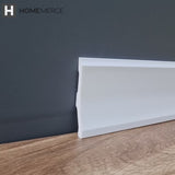 Skirting Board Trim H15P size 26mm x 120mm x 2 Meters | Water-Resistant, Durable & Paint-Ready