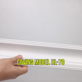 Polystyrene Coving for Wall Ceiling HLD70 70x70mm Lightweight XPS