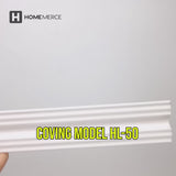 Polystyrene Coving for Wall Ceiling HL50 50x50mm Lightweight XPS