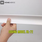Polystyrene Coving for Wall Ceiling HL72 58x60mm Lightweight XPS