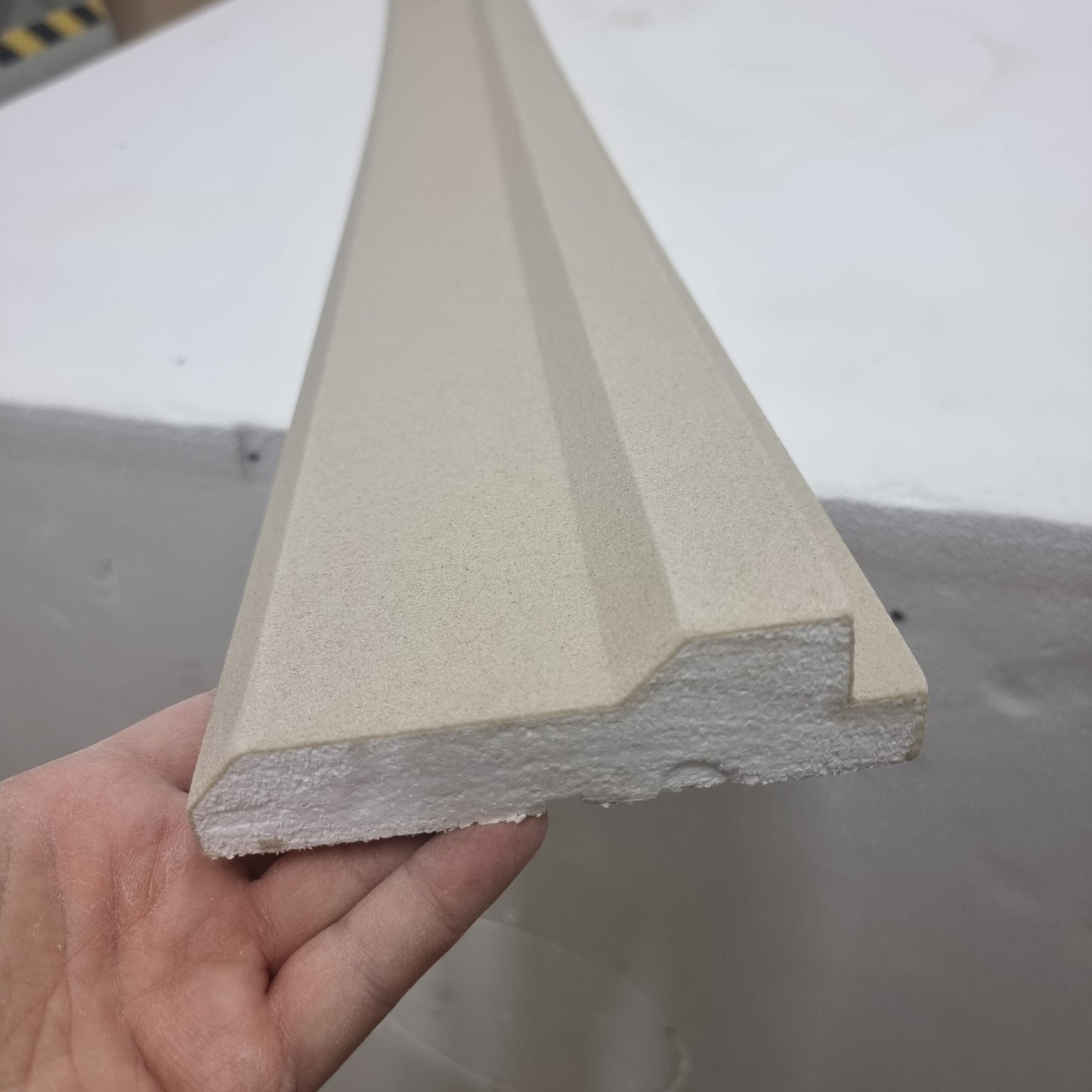 Plaster-Coated LED Sidelighting Coving SH14 140mm x 40mm | Premium Sidelight Cornice