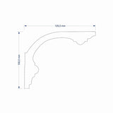 ST-25 - Lightweight XPS Ceiling Wall Coving 125mm x 100mm