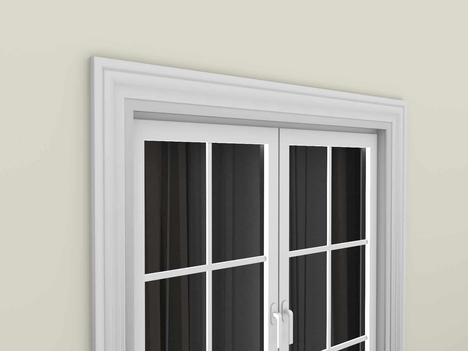 Window Frame Cornice Plaster Coated EPS O-200 30mm x 150mm