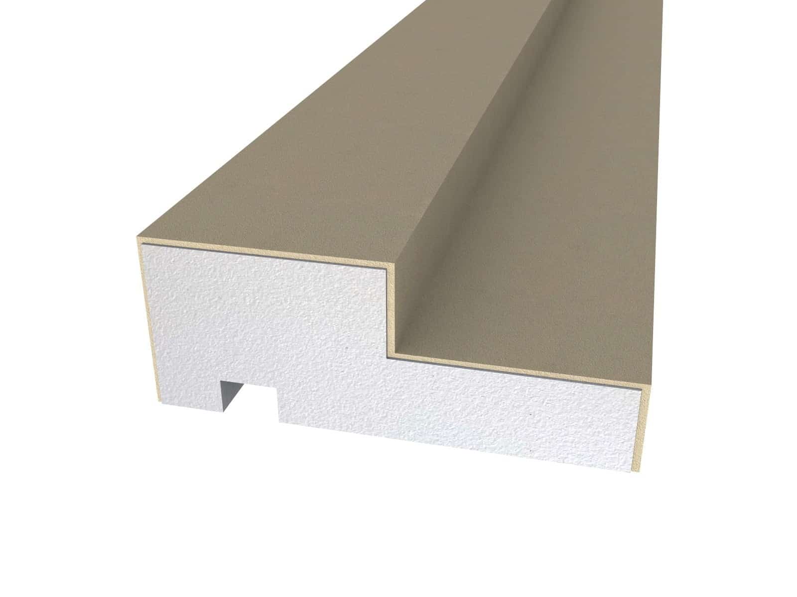 Window Frame Cornice Plaster Coated EPS O-32 30mm x 80mm