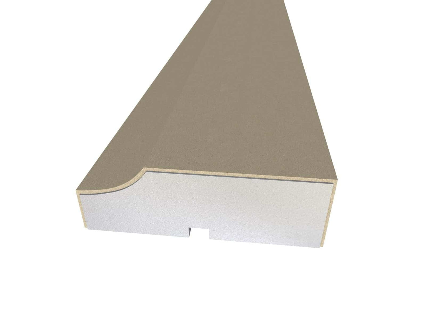 Window Frame Cornice Plaster Coated EPS O-112 30mm x 120mm