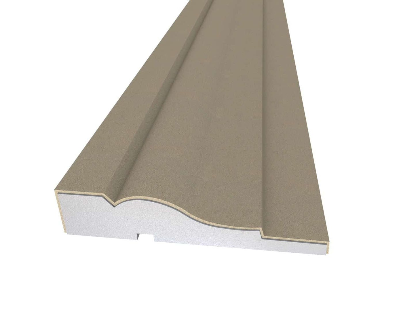 Window Frame Cornice Plaster Coated EPS O-200 30mm x 150mm