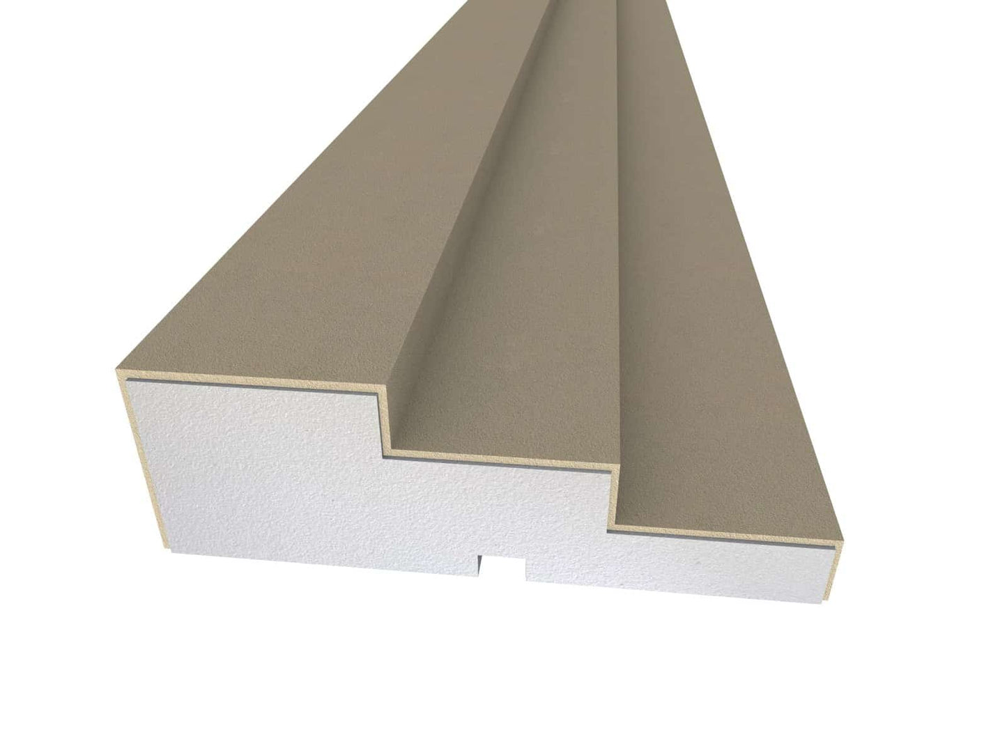 Window Frame Cornice Plaster Coated EPS O-216 45mm x 140mm
