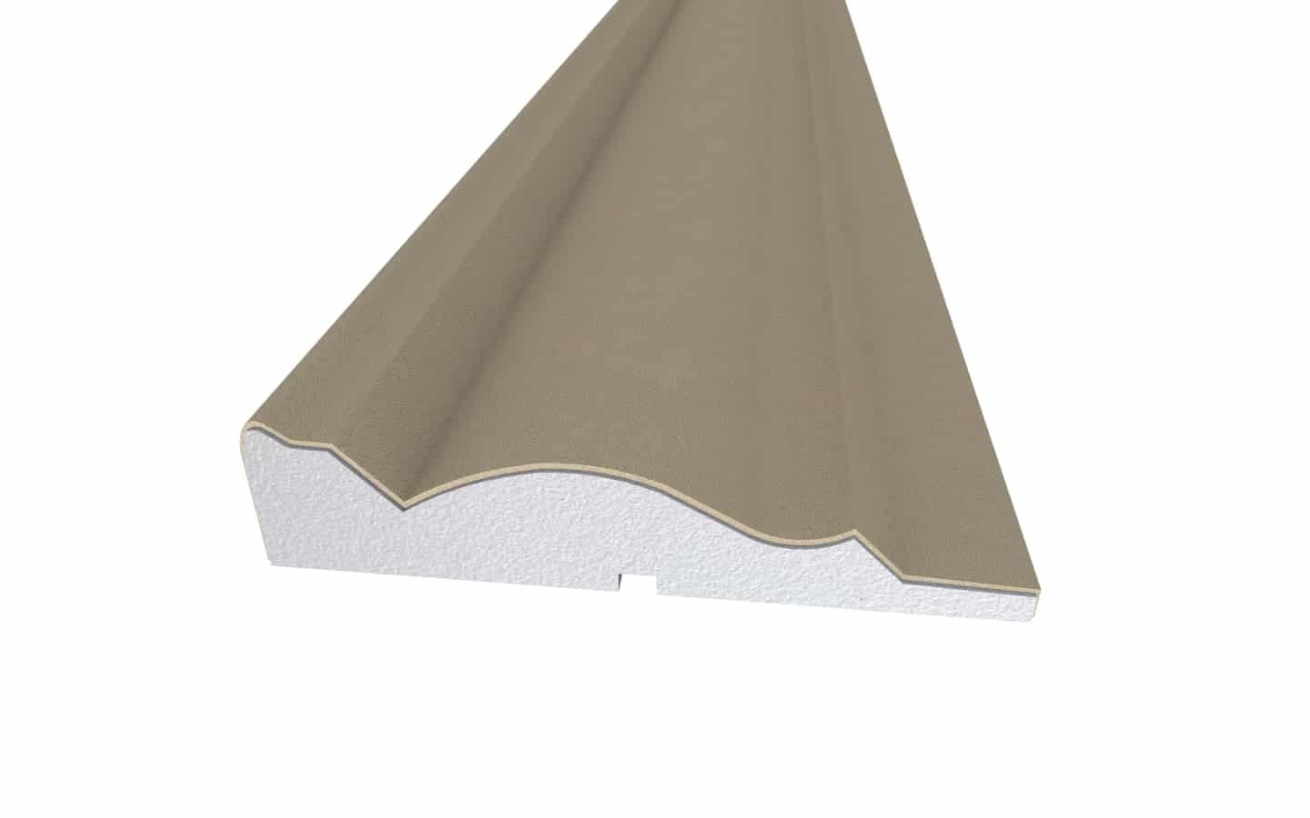 Window Frame Cornice Plaster Coated EPS O-302 45mm x 205mm