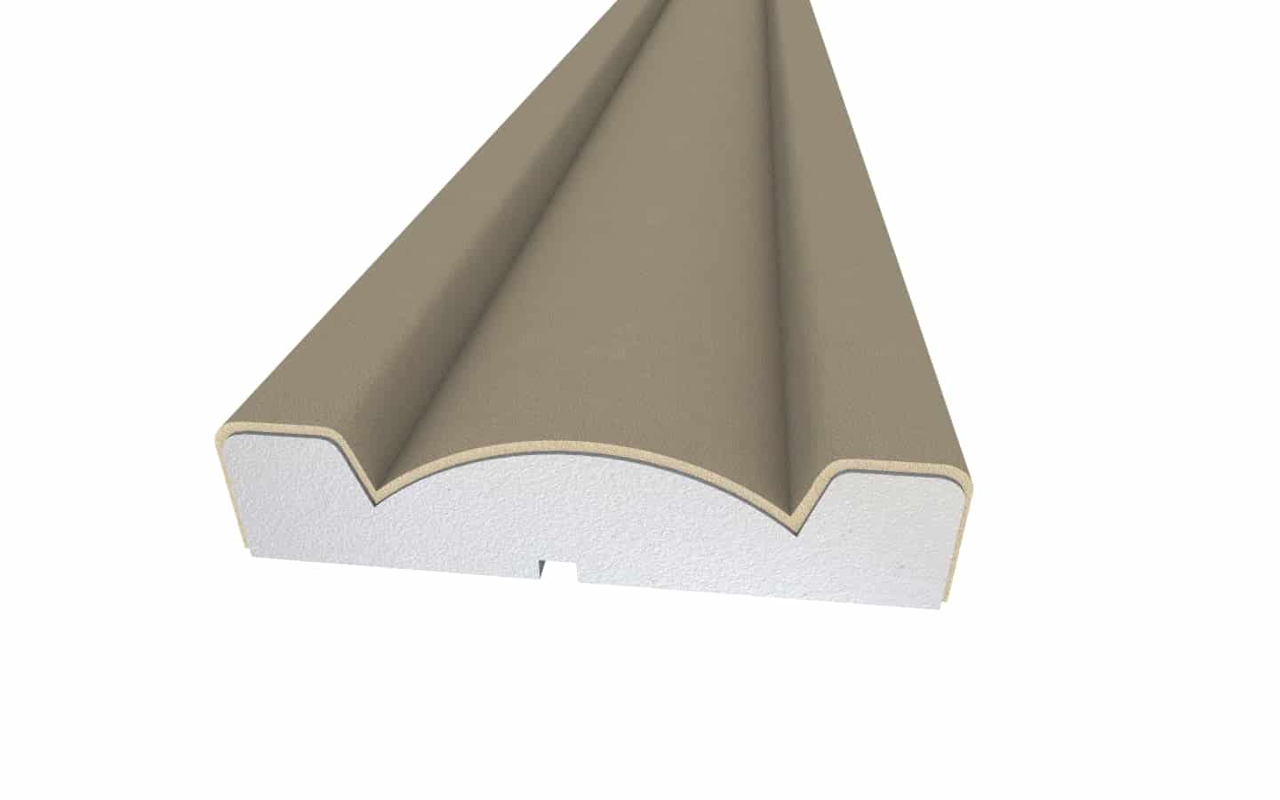 Window Frame Cornice Plaster Coated EPS O-311  40mm x 180mm