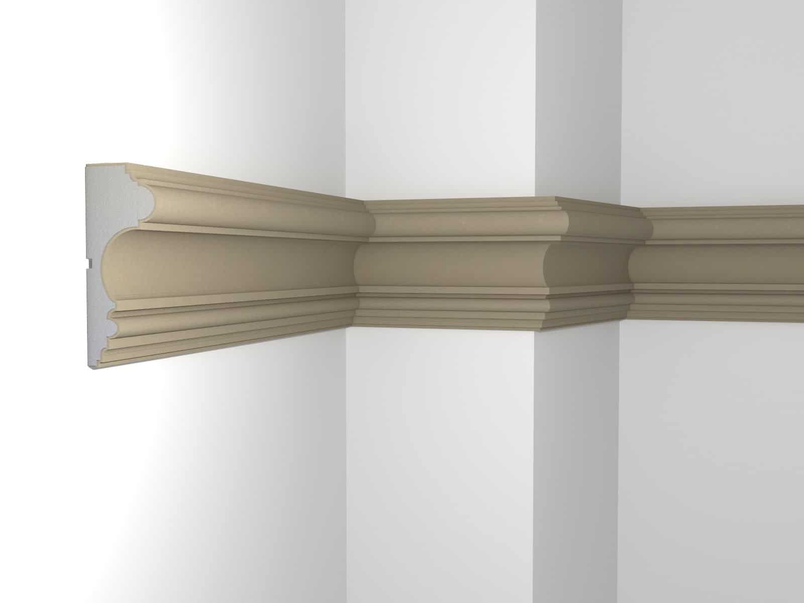 Windowsill Cornice Plaster Coated EPS - P-303 90mm x 200mm