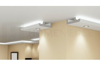 EPS Plaster coated - COVING LED Lighting cornice - LU4A 200mm x 60mm