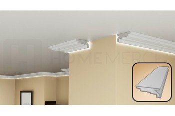 EPS Plaster coated - COVING LED Lighting cornice - SH15 100mm x 45mm