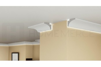 EPS Plaster coated - COVING LED Lighting cornice - SGL18 120mm x 80mm