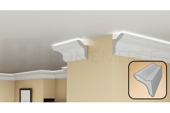 EPS Plaster coated - COVING LED Lighting cornice - SH30