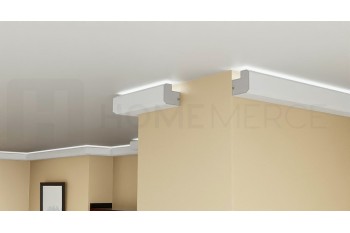 EPS Plaster coated - COVING LED Lighting cornice - SH8 80mm x 80mm