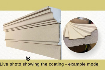 EPS Plaster coated - Windowsill cornice - GH3 140mm x 80mm EXPRESS DELIVERY