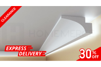 XPS COVING LED Lighting cornice - BGX1 100mm x 80mm x 18meters  EXPRESS DELIVERY