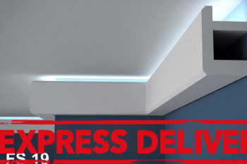 XPS COVING LED Lighting cornice - BFS19 60mm x 60mm x 10 Meters EXPRESS DELIVERY