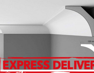 EPS Plaster coated - COVING cornice - FS9 120mm x 120mm  EXPRESS DELIVERY