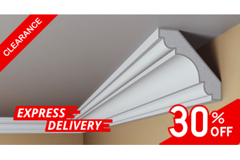EPS Plaster coated - COVING cornice - FSH07 80mm x 80mm 