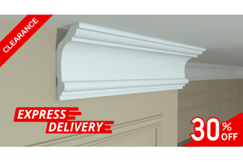 XPS COVING curtain rod coving - LKS-20 160mm x 60mm x 28M CLEARANCE -35%