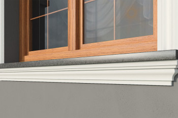 EPS Plaster coated - Windowsill cornice - LP2 120mm x 60mm