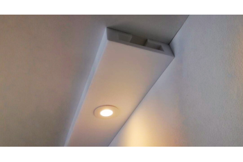 LIGHTWEIGHT XPS coving cornice - C4 195mm x 60mm