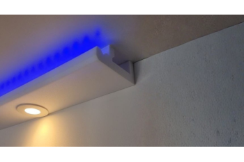 Lightweight XPS coving cornice - C4D 195mm x 70mm