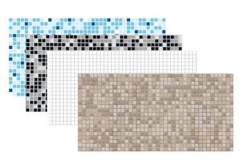 Stone Mosaic 3D Effect Wall Panels PVC 98x50cm