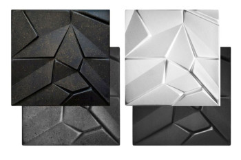 MERCURY 3D Effect Wall Panels XPS 50x50cm
