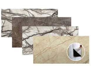 Self-Adhesive Decorative Marble Effect Wall Panels LVT 60x30cm