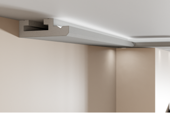 EPS Plaster coated - COVING LED Lighting cornice - LU4HA 200mm x 60mm