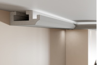EPS Plaster coated - COVING LED Lighting cornice - GU10HB 200mm x 80mm