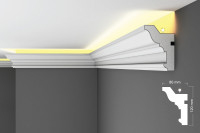 EPS Plaster coated - COVING LED Lighting cornice - SGL10 80mm x 120mm
