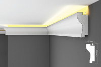 EPS Plaster coated - COVING LED Lighting cornice - SGL13 55mm x 120mm