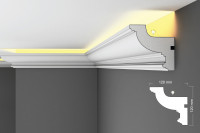 EPS Plaster coated - COVING LED Lighting cornice - SGL7 120mm x 120mm