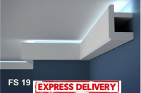 XPS COVING LED Lighting cornice - BFS19 80mm x 80mm x 10 Meters EXPRESS DELIVERY